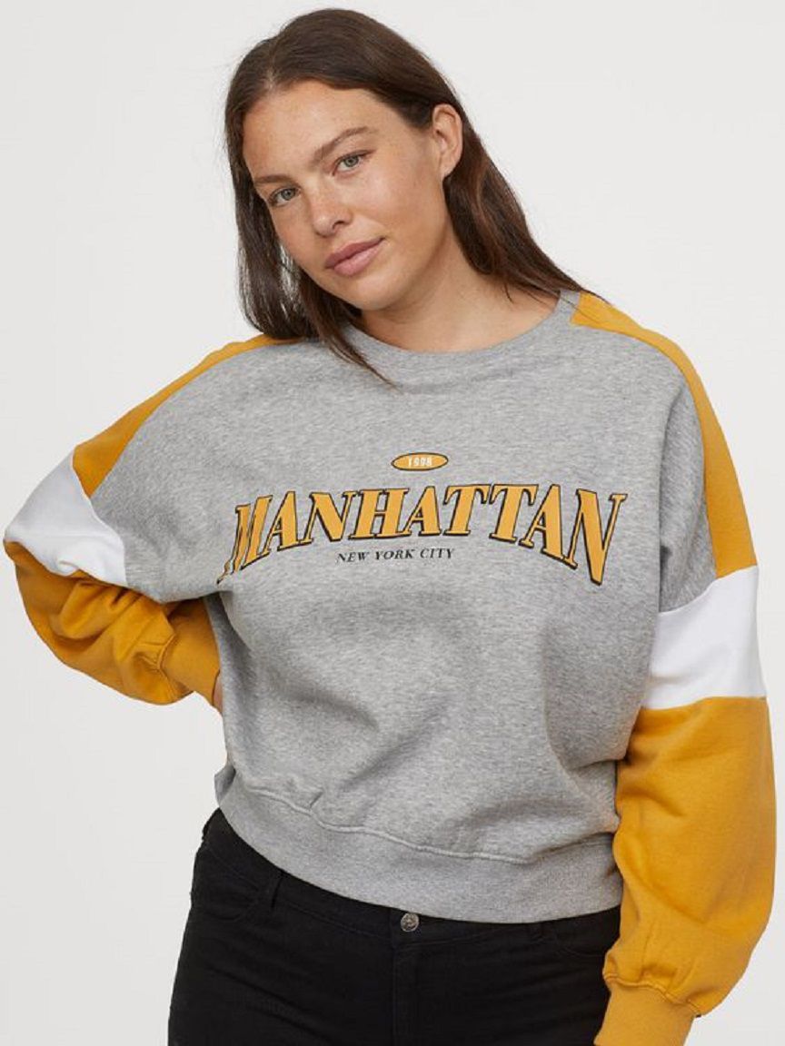 

Свитшот H&M 0795425-0 3XL Серый