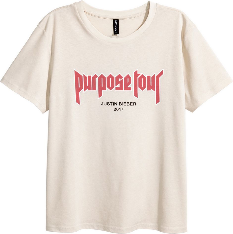 

Футболка H&M 0538241-5  Бежевая, Футболка H&M 0538241-5 XS Бежевая