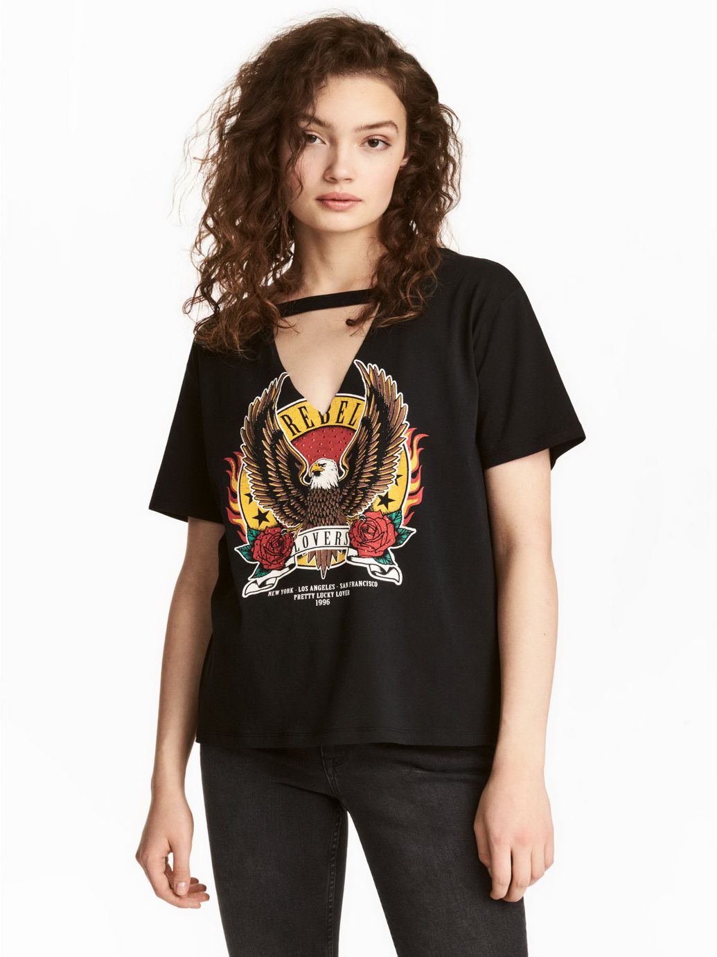 

Футболка H&M 0541207-5 S Черная