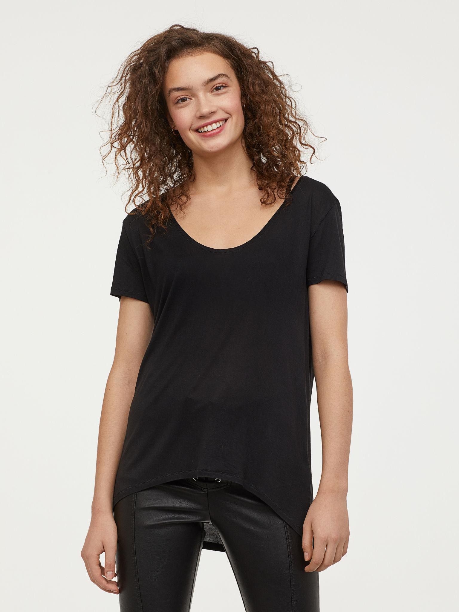 

Футболка H&M 0728592-9  Черная, Футболка H&M 0728592-9 S Черная