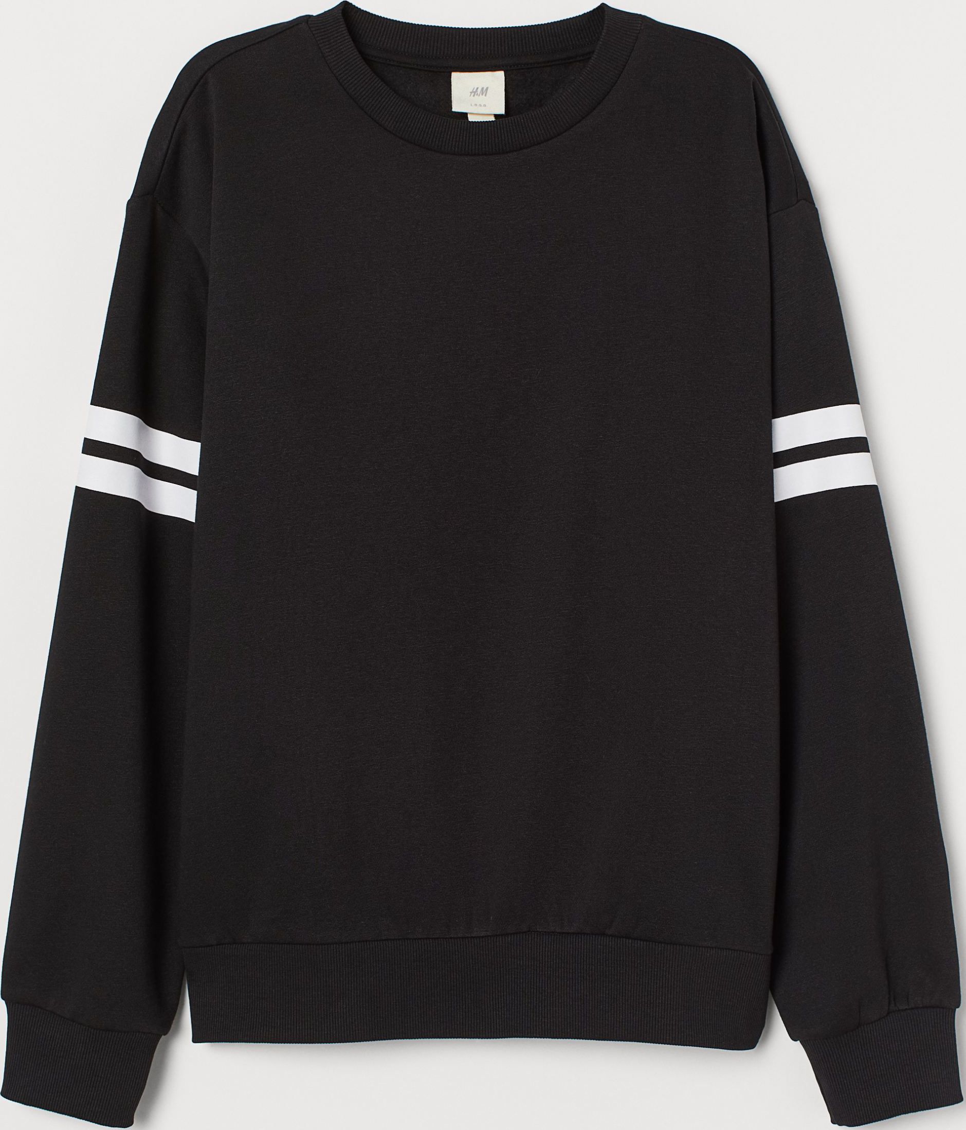 

Свитшот H&M 0762587-0 S Черный с полосками