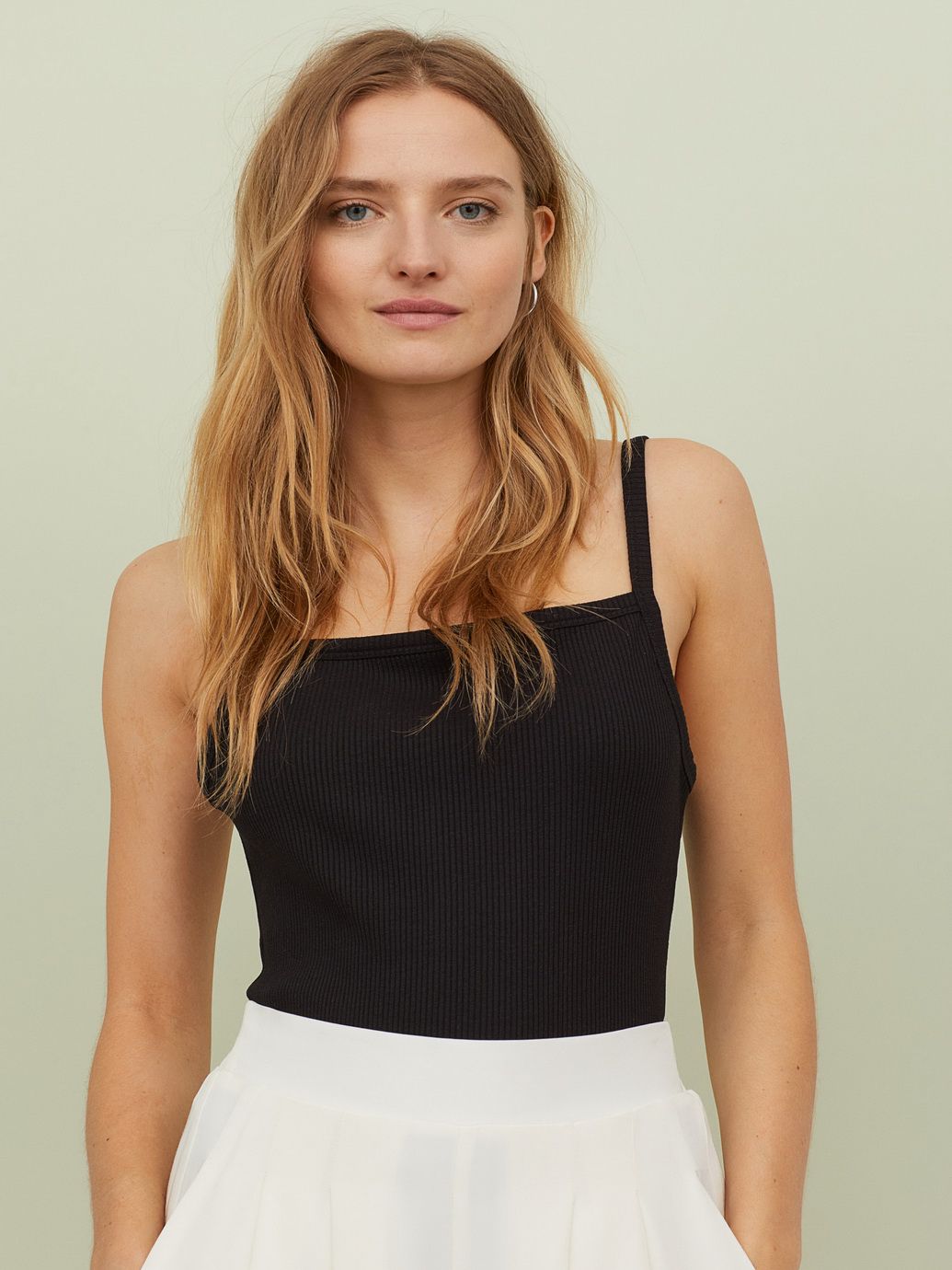 

Майка H&M 0757740-9 S Черная