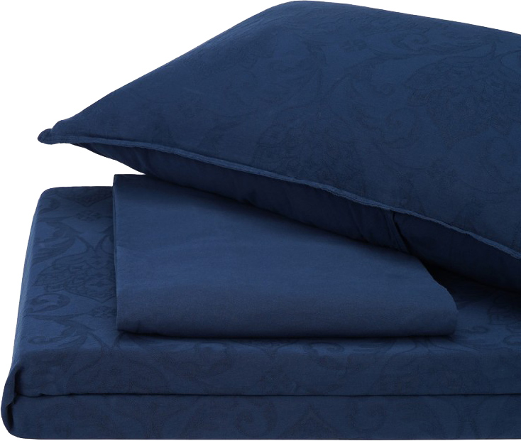 

Комплект постельного белья SoundSleep Stonewash Jakard Dress Blue 200х220