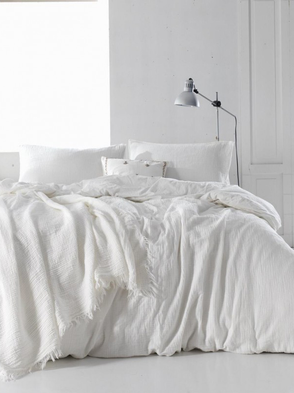 

Комплект постельного белья SoundSleep Muslin White 160х220х2