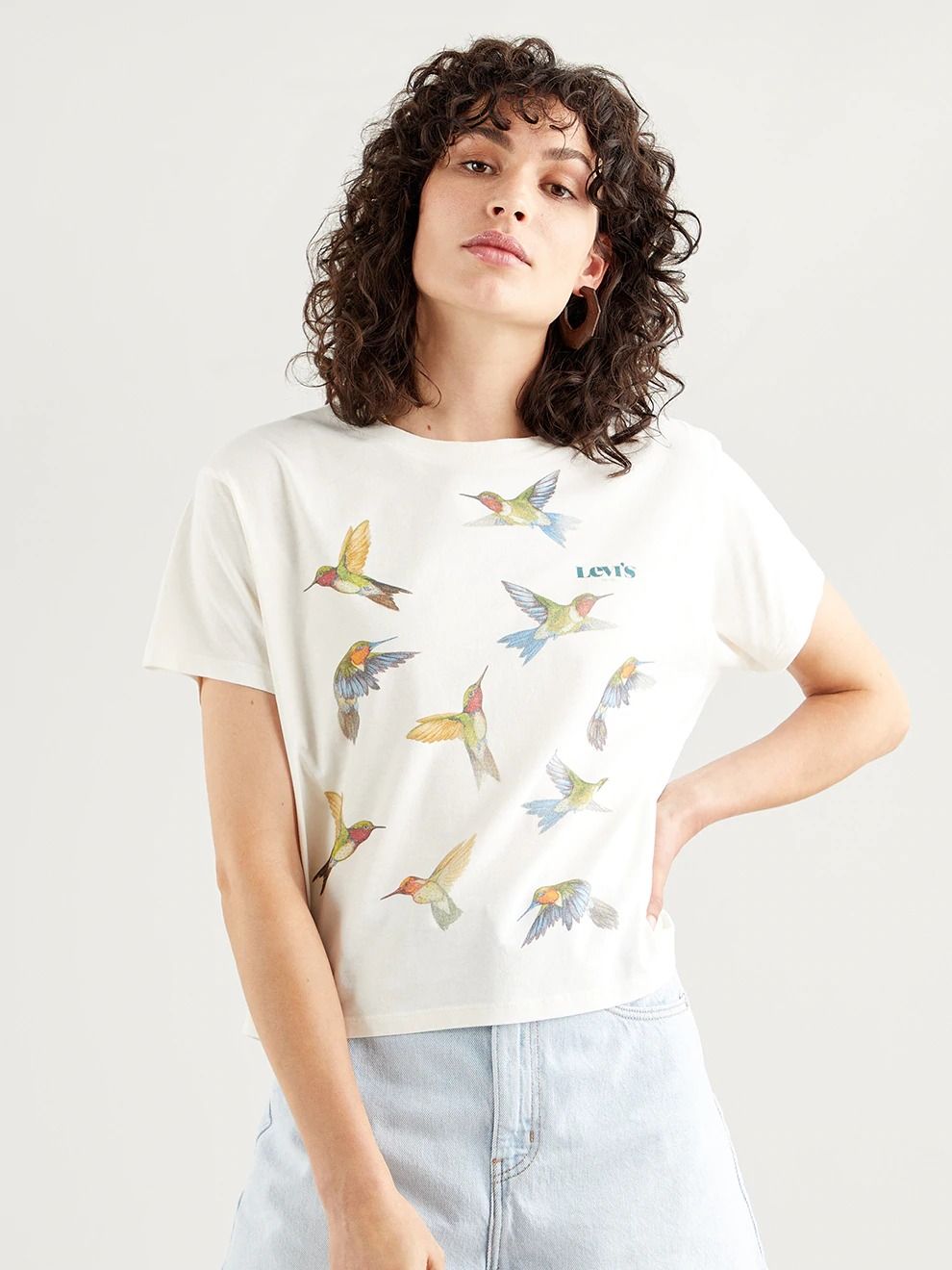 

Футболка Levi's Graphic Varsity Tee Placed Hummingbirds 69973-0166 S