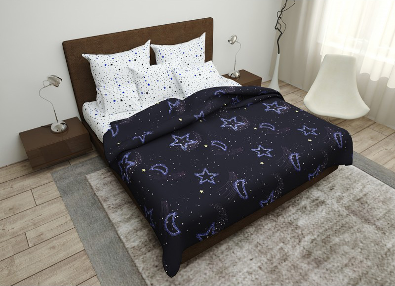 

Комплект постельного белья SoundSleep Night Sky Бязь 200х220