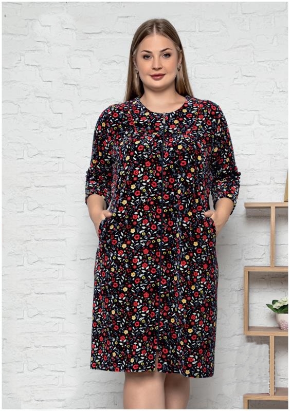 

Халат женский велюровый Cocoon 2XL "20-1752"