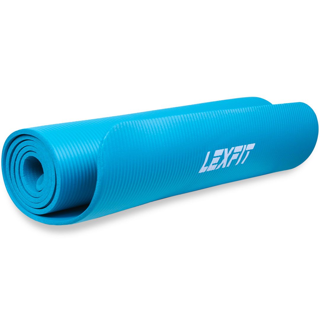 

Коврик для йоги и фитнеса LEXFIT 8 мм Голубой