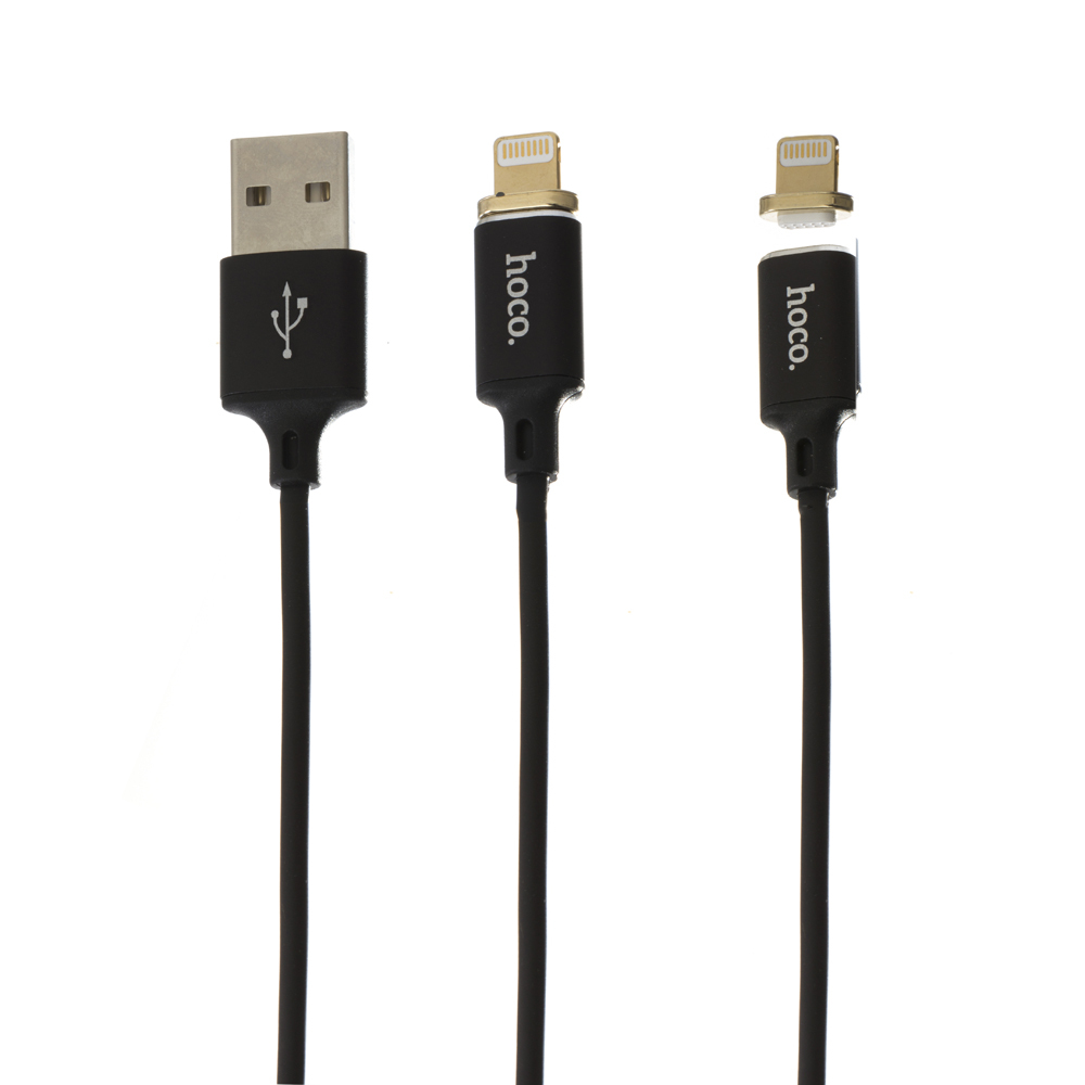 

Кабель USB Hoco U28 Magnetic Adsorption Lightning 1,8A 1m Black