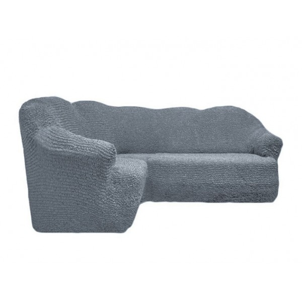 

Чехол на угловой диван Home Collection Evibu без юбки Турция Серый (NT-092186)