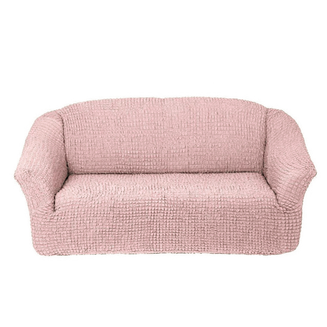 

Чехол на диван Home Collection Evibu Турция без юбки Пудровый (NT-80119)