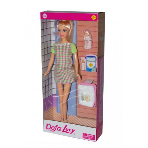 

Кукла будущая мама (беременная) "Defa Lucy" с аксессуарами (8357)