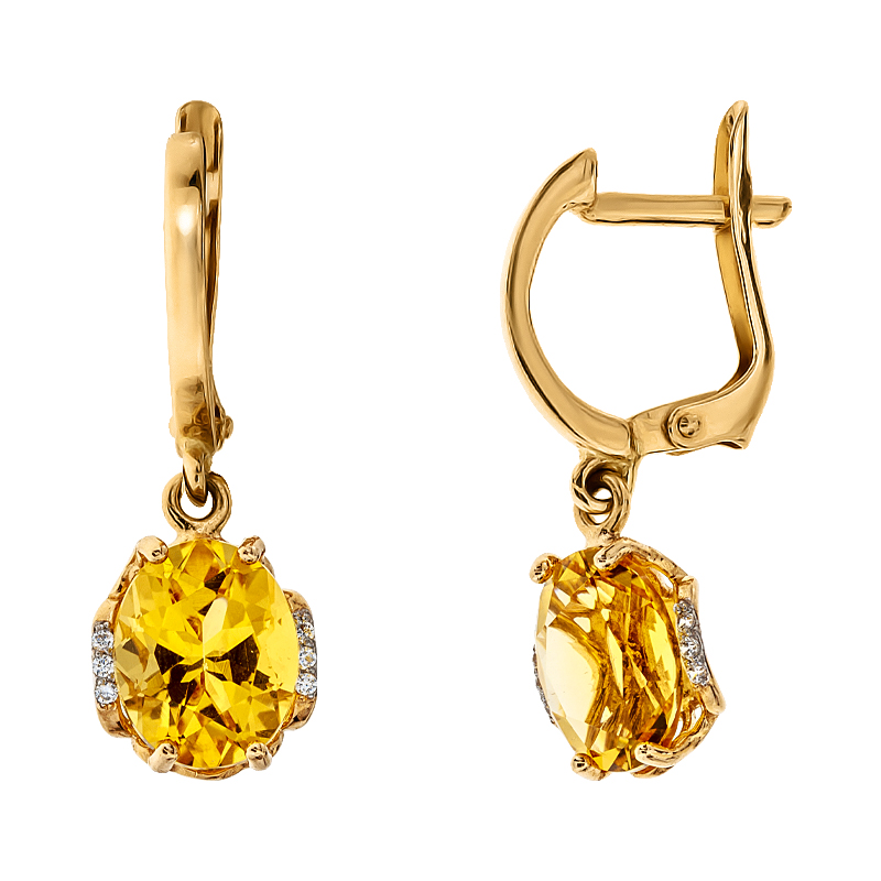 

Серьги-подвески Diamant с1902-05
