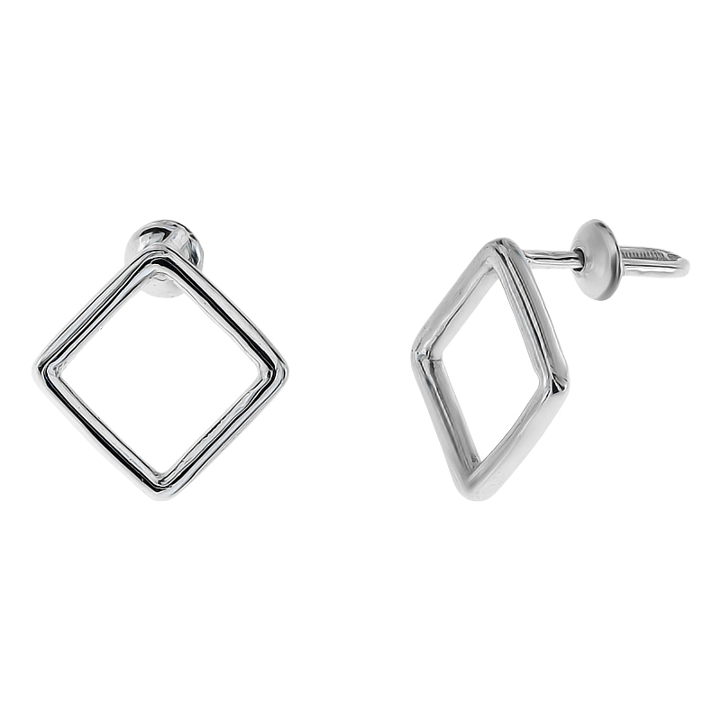 

Серьги-пусеты Diamant С2206с