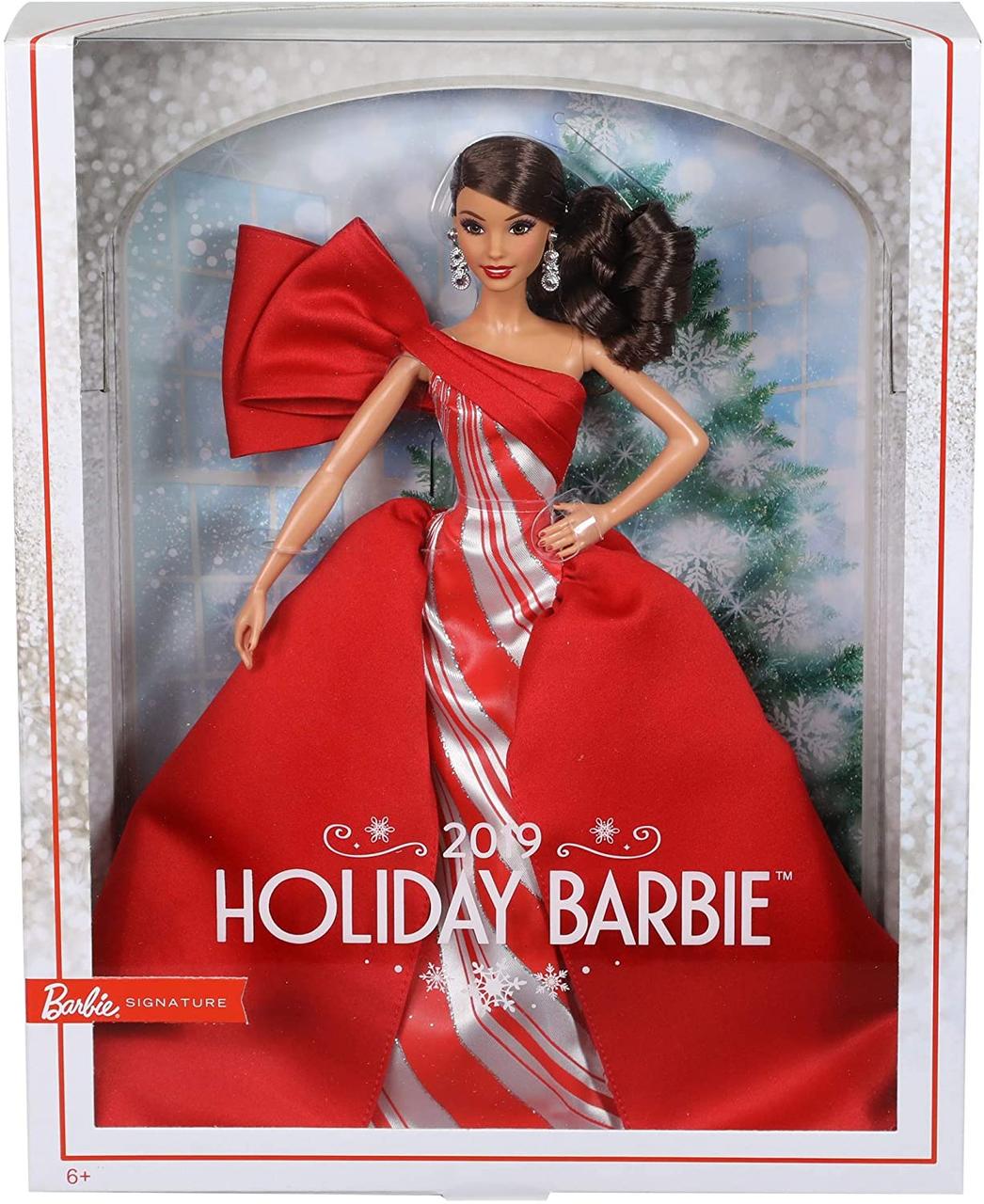 

Кукла Барби коллекционная 2019 праздничная брюнетка Barbie
