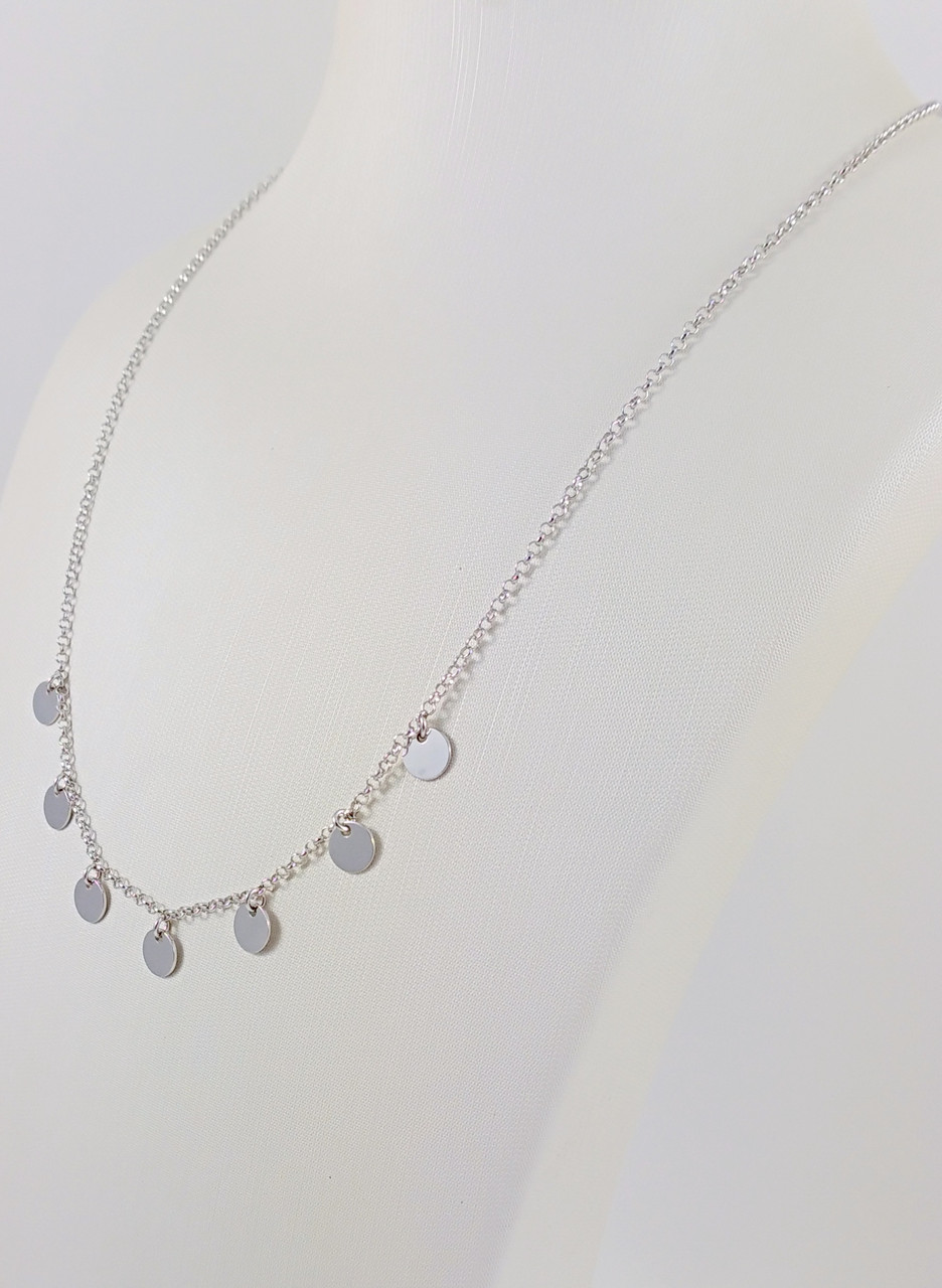 

Колье серебряное CL22039-м3