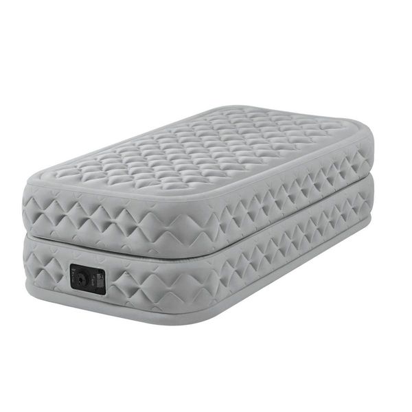 

Односпальная надувная кровать Intex 64462 (99 x 1.91 x 51 см) Supreme Air-Flow Airbed + Встроенный электронасос 220В