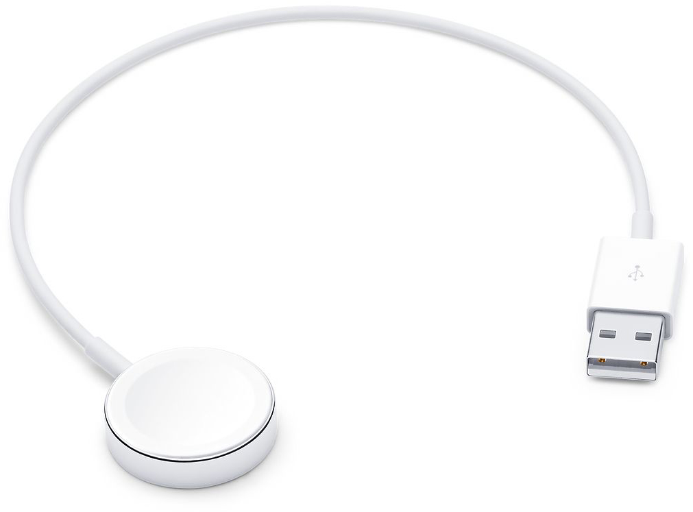 

Беспроводное зарядное устройство Apple Watch Magnetic Charging Cable 0.3 м White (MX2G2ZM/A)