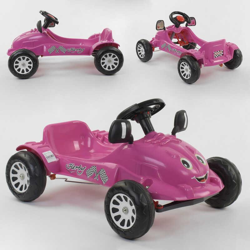 

Машина педальная HERBY Pilsan 07-302, Розовый