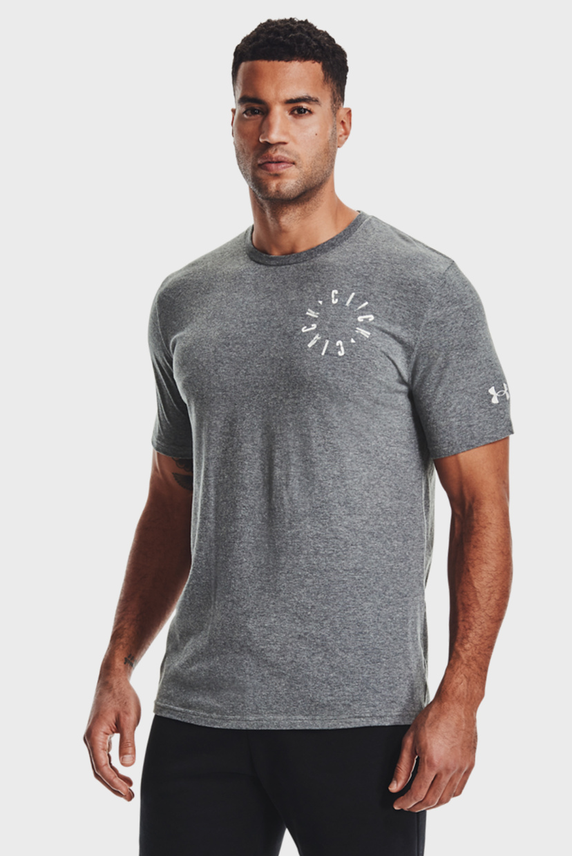 

Мужская серая футболка UA Click Clack Is Back T Under Armour MD 1362030-001