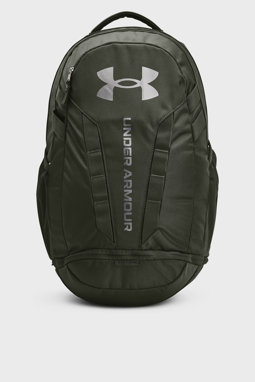 

Темно-зеленый рюкзак UA Hustle 5.0 Backpack Under Armour OSFA 1361176-312