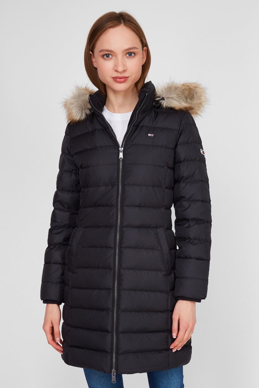

Женская черная куртка Tommy Hilfiger M DW0DW09060