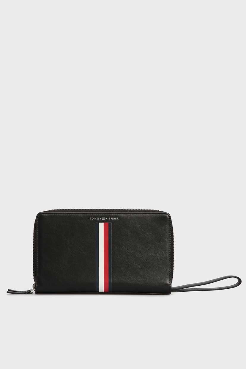 

Мужской черный кошелек Tommy Hilfiger OS AM0AM07712