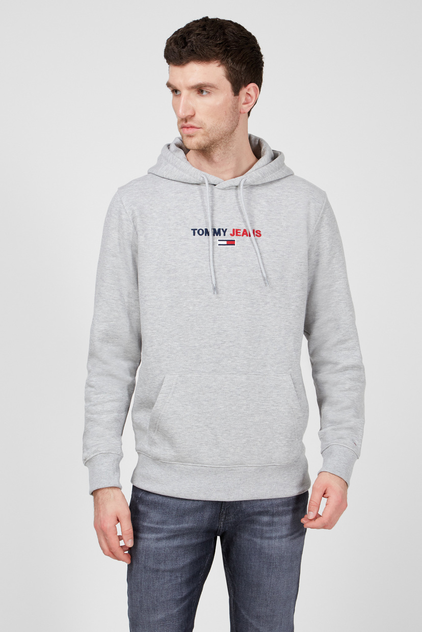 

Мужское серое худи LINEAR LOGO Tommy Hilfiger S DM0DM11016