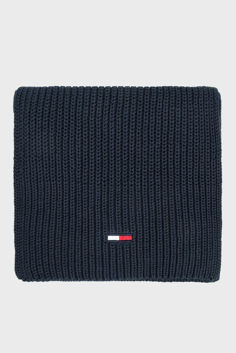 

Мужской темно-синий шарф TJM BASIC FLAG RIB Tommy Hilfiger OS AM0AM05210