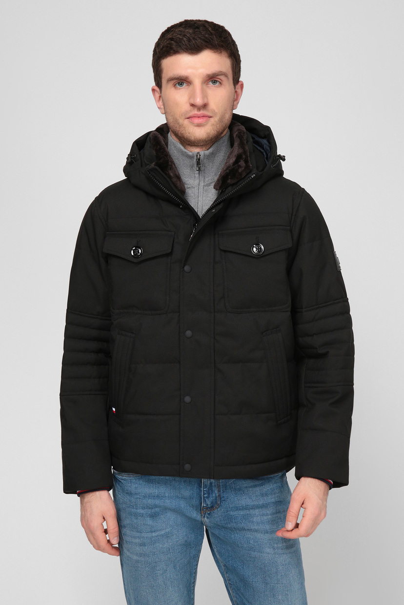 

Мужская черная куртка Tommy Hilfiger L MW0MW16965