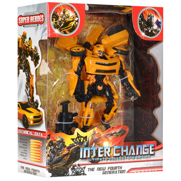 

Игрушка для мальчика трансформер-автобот Transformer Bumblebee Бамблби 4088 (245930323zag)