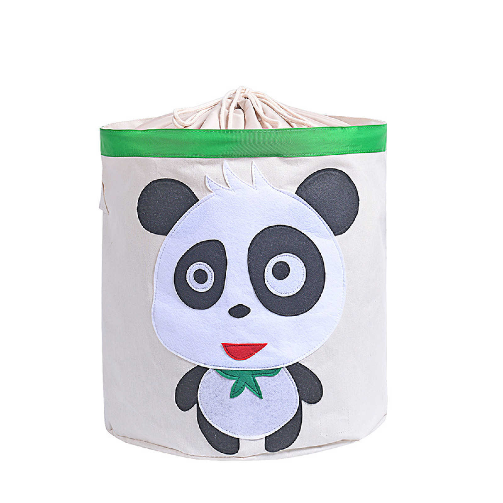 

Корзина для игрушек на завязках белая Панда (K465 )