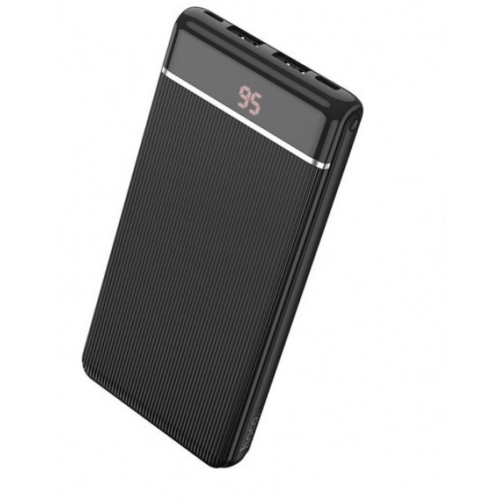 

Внешний аккумулятор Power bank HOCO J59 10000 Mah батарея зарядка Чёрный (IM)