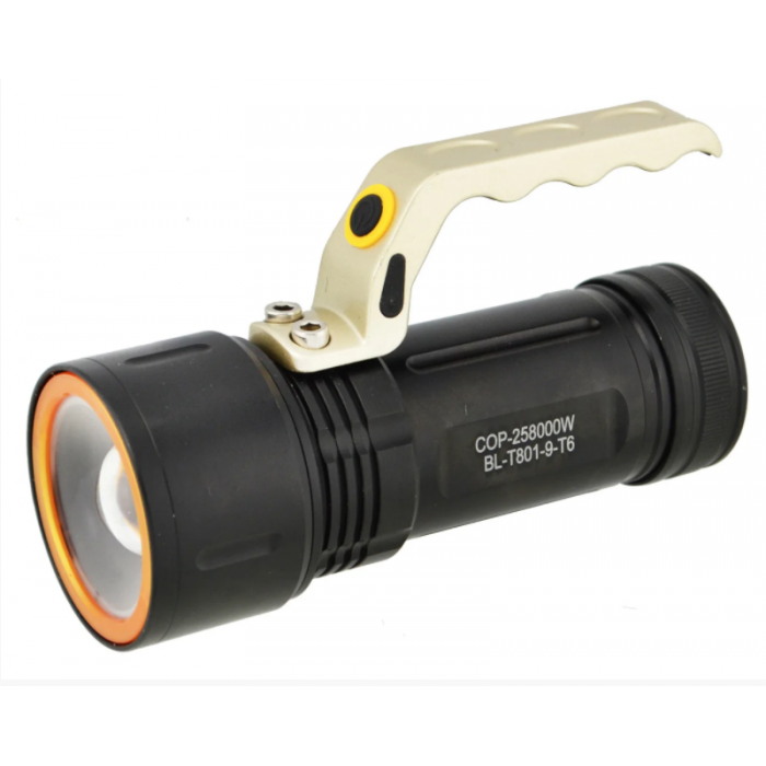 

Фонарь прожектор фонарик T801 с зумом 158000W (IM)