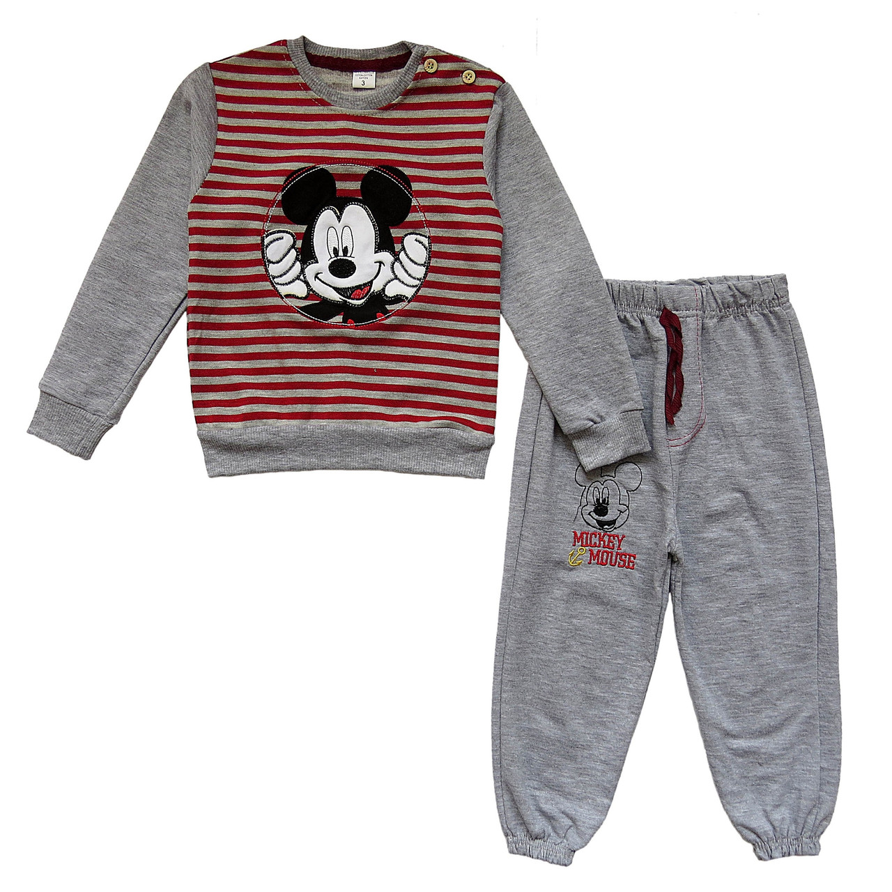 

Костюм Mickey Mouse Kids sport для мальчика 80 см Серый 9913