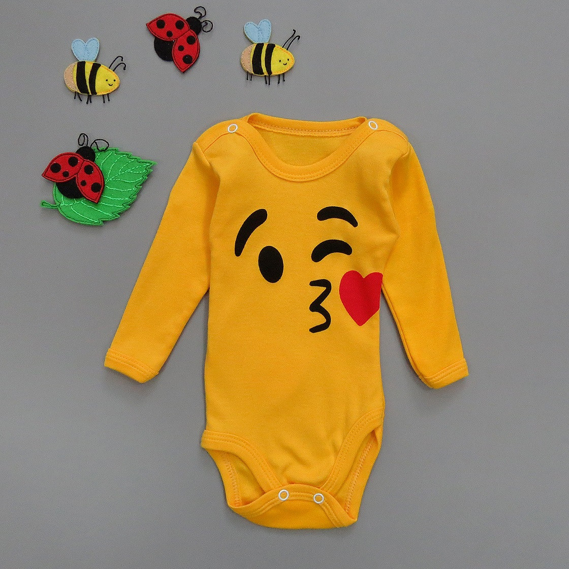 

Боди "Смайлик" Love Minixx с длинным рукавом 74 см Желтый 17647