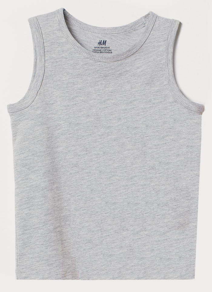 

Майка для мальчика H&M 0664750013 110-116 СМ Серый 63847