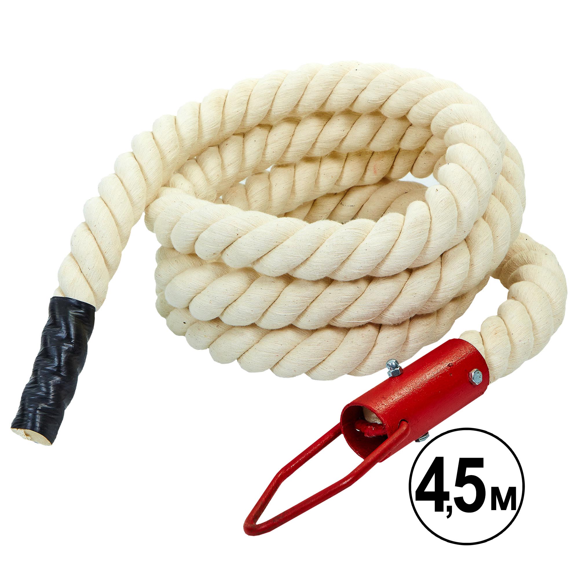 

Канат спортивный для лазанья с креплением (4,5 м, d-4,5см ) SO-5299