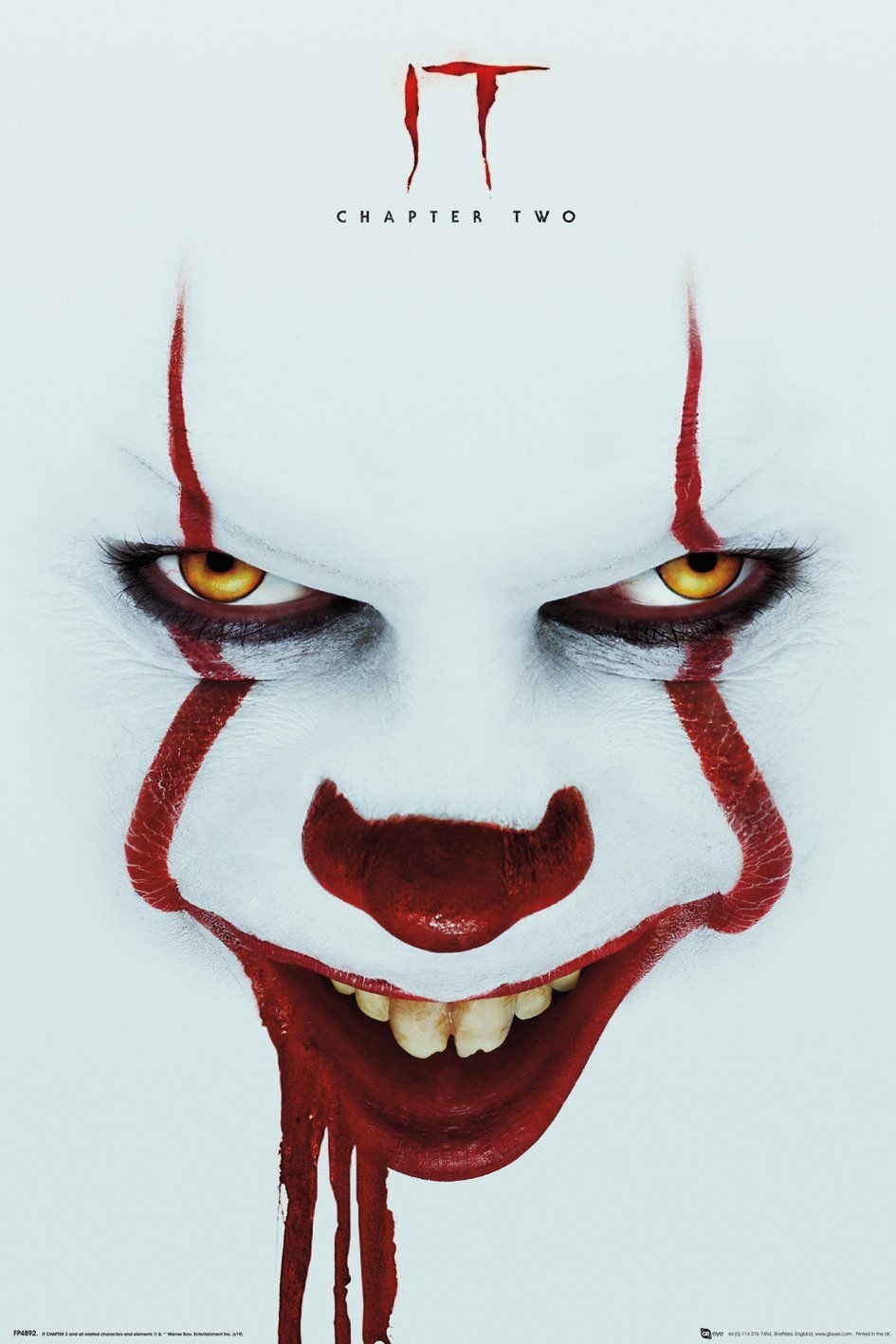 

Постер GB eye IT Chapter 2 - Face Maxi Poster (FP4892) 610 x 915 мм