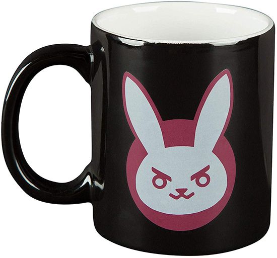 

Чашка JINX Overwatch - D.VA Ceramic Mug 325 ml Black/Pink