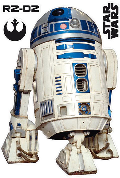 

Наклейка Abystyle Star Wars - Stickers R2D2 1000 х 700 мм