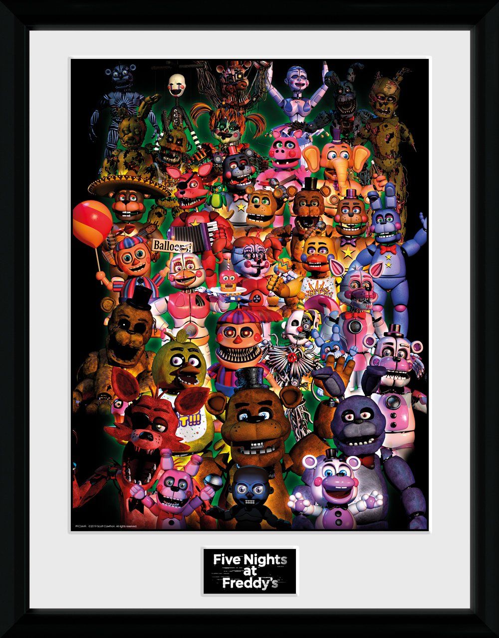

Постер в рамке GB eye Five Nights at Freddys - Ultimate Group Framed Poster 300 x 400 мм