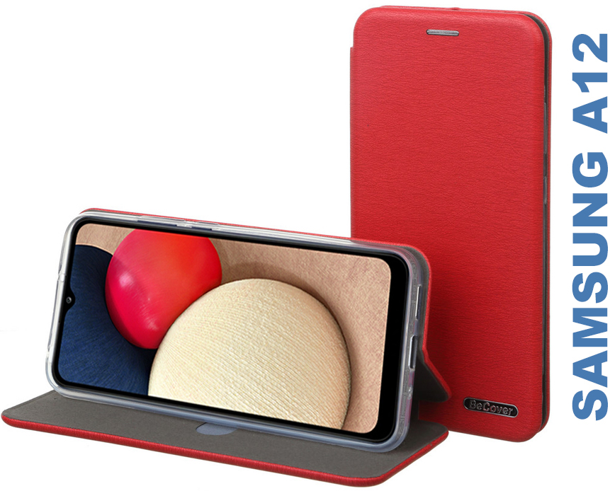 

Чехол-книжка BeCover Exclusive для Samsung Galaxy A12 SM-A125 Burgundy Red
