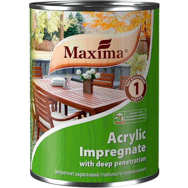 

Імпрегнат акриловий глибокого проникнення Maxima - 3 л, сосна