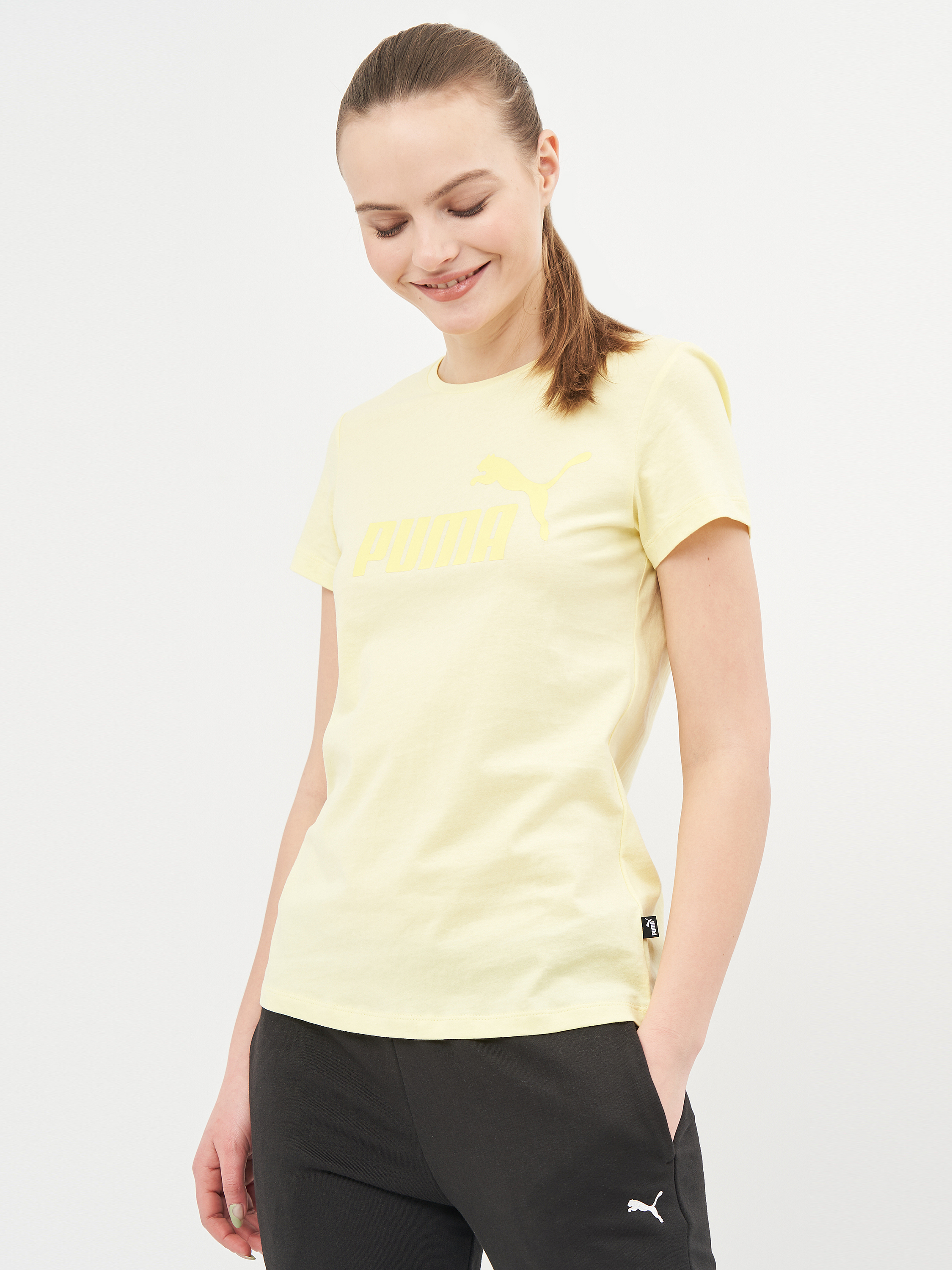 

Футболка Puma Ess Logo Tee 58677540 XL Yellow Pear
