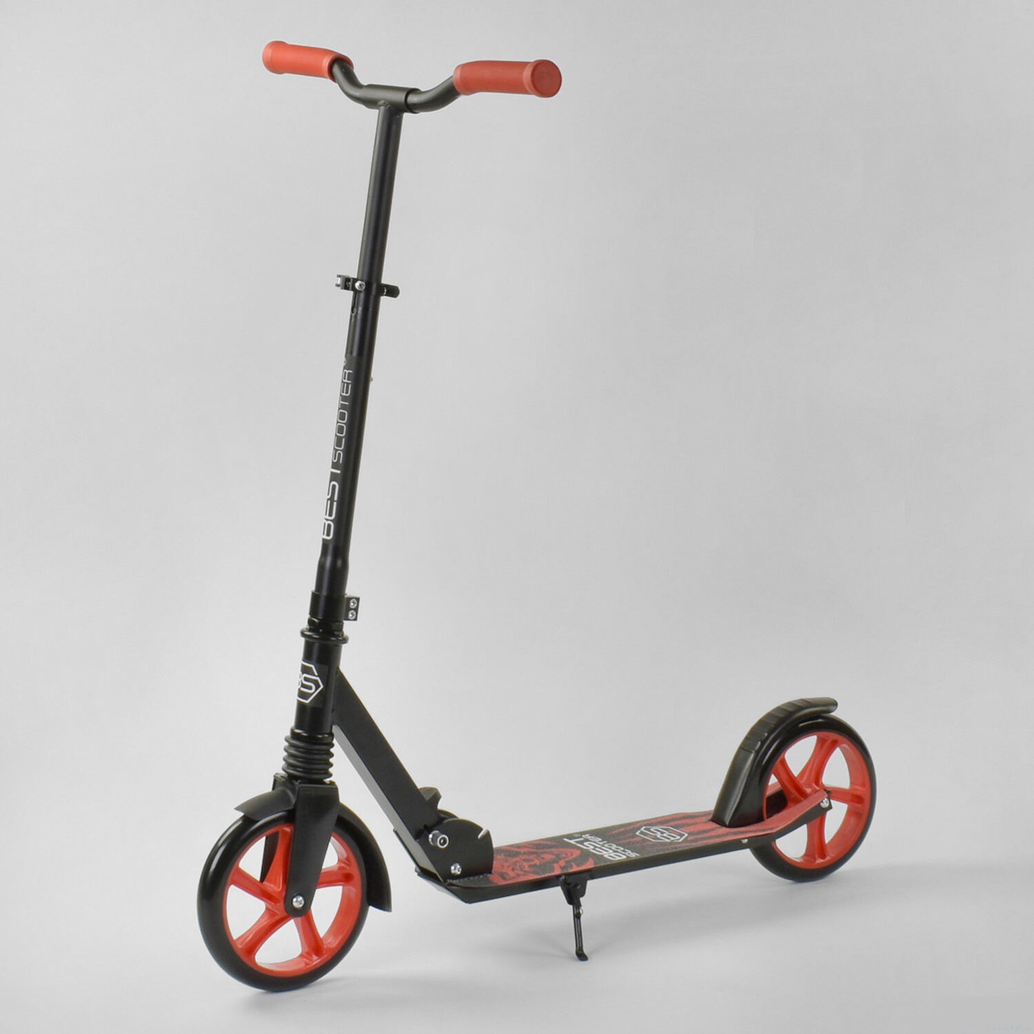 

Самокат Складной 52738 Best Scooter Wolf С Подножкой И Амортизатором