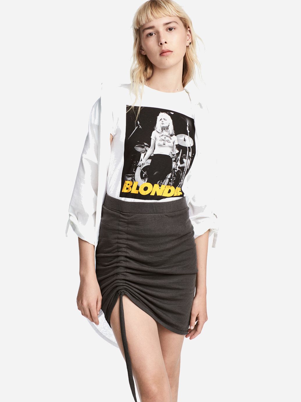 

Юбка H&M 0504357 XL Темно-серая