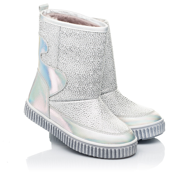 

Зимние сапоги на меху Woopy Fashion 28 серебряный (7217)