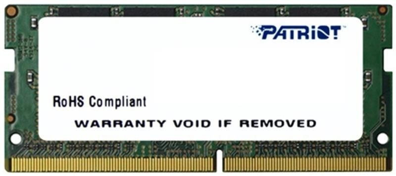 

Модуль памяти SO-DIMM 4GB/2400 DDR4 Patriot Signature (PSD44G240082S)