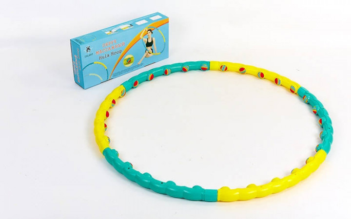 

Обруч массажный Zelart Hula Hoop FI-1358 Color Ball